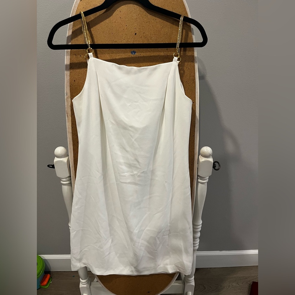 Trina Turk Goldsraps white Dress